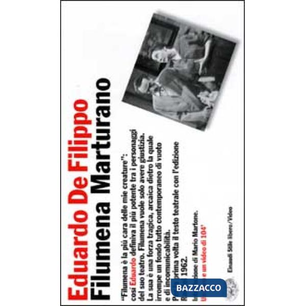 Filumena Marturano. Con videocassetta