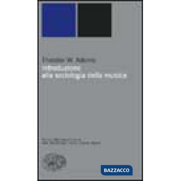 Introduzione alla sociologia della musica