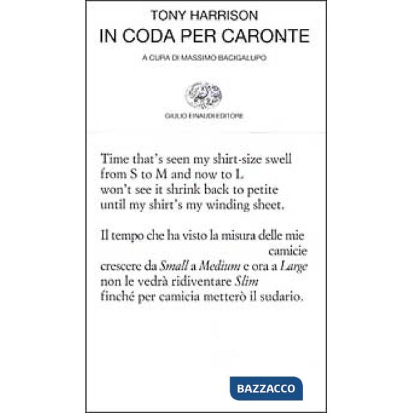 In coda per Caronte. Con testo inglese a fronte