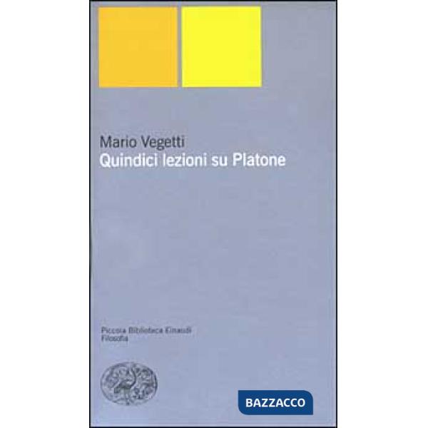 Quindici lezioni su Platone