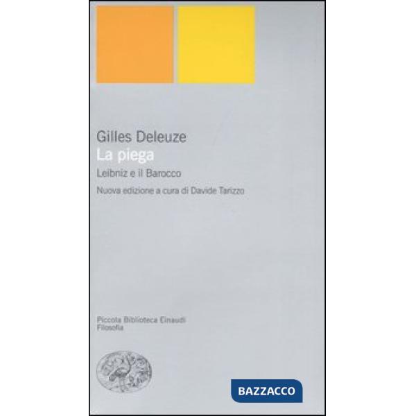 Piega. Leibniz e il barocco (La)