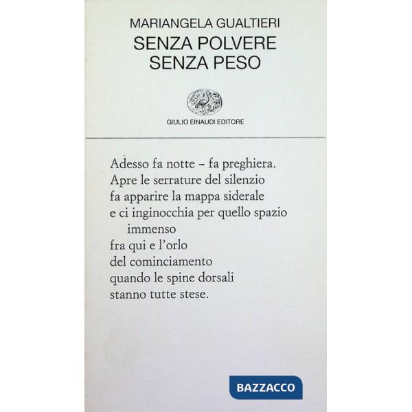 Senza polvere senza peso