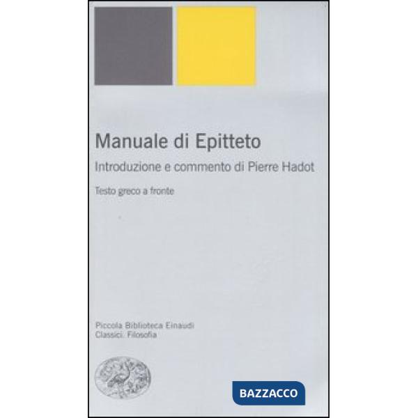Manuale. Testo greco a fronte