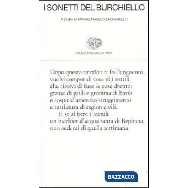 Sonetti del Burchiello (I)
