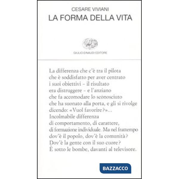 Forma della vita (La)