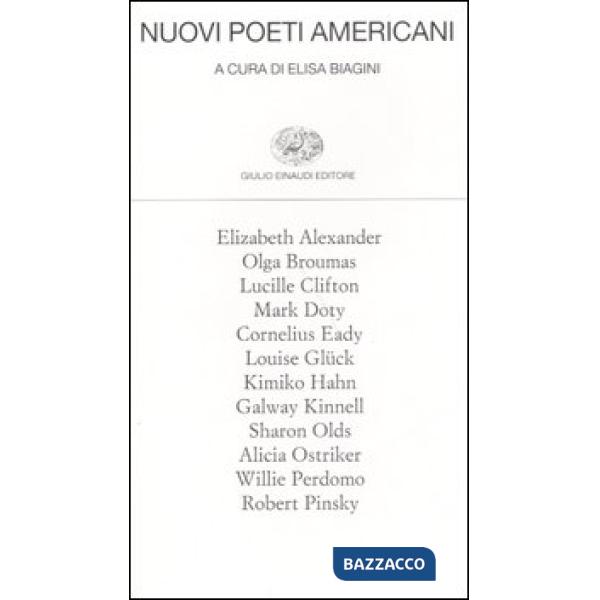 Nuovi poeti americani. Testo inglese a fronte