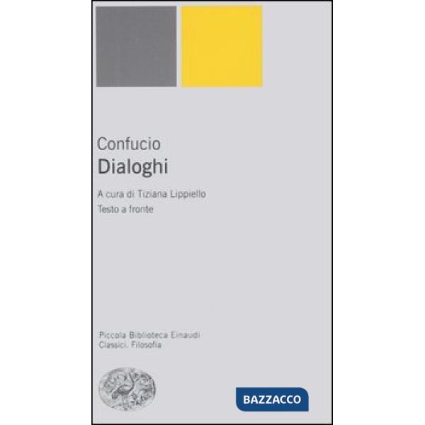 Dialoghi. Testo cinese a fronte