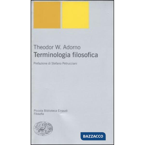 Terminologia filosofica