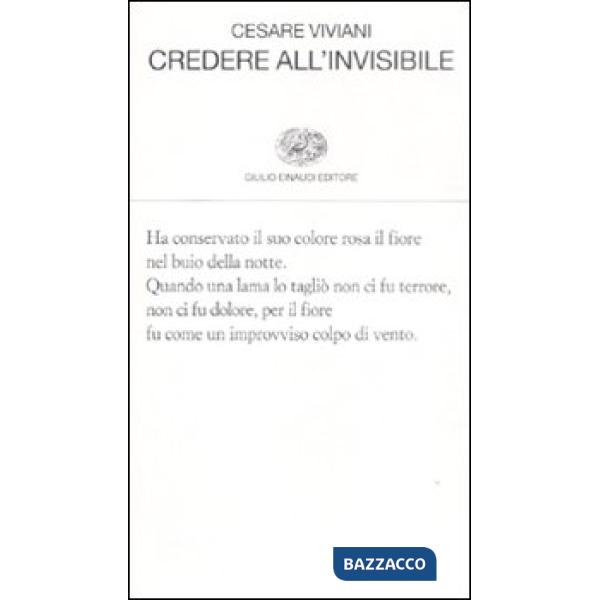 Credere all'invisibile