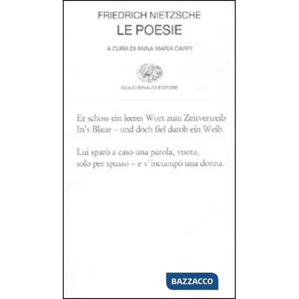 Poesie. Testo tedesco a fronte (Le)