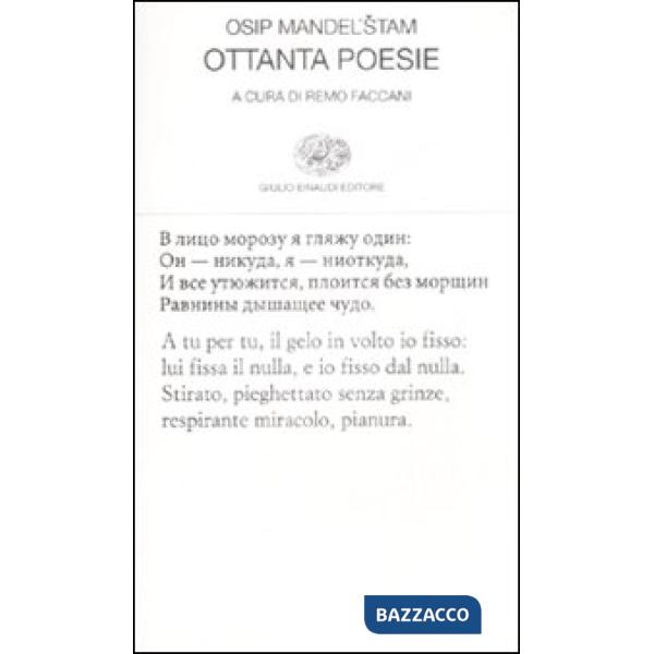 Ottanta poesie. Testo russo a fronte