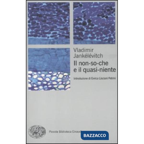 Non-so-che e il quasi-niente (Il)