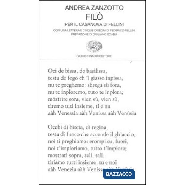 Filò. Per il Casanova di Fellini