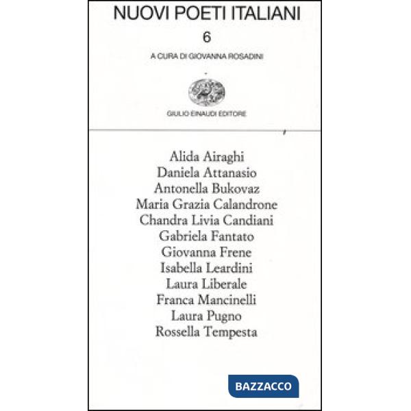 Nuovi poeti italiani. Vol. 6