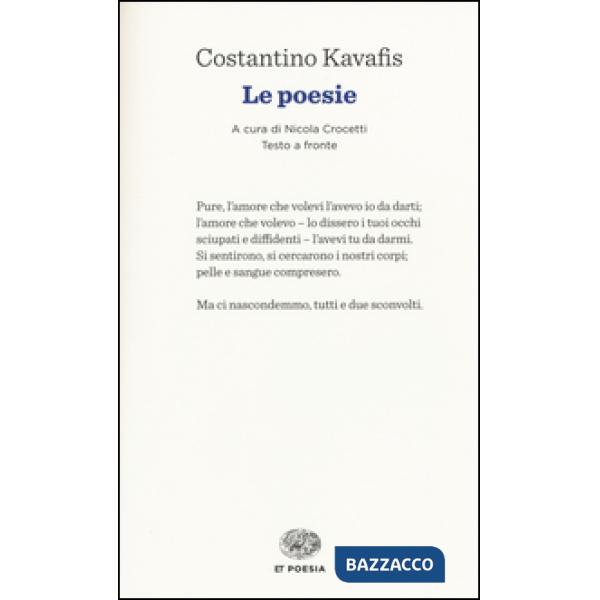 Poesie. Testo greco a fronte (Le)