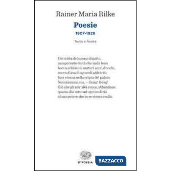 Poesie (1907-1926). Testo tedesco a fronte