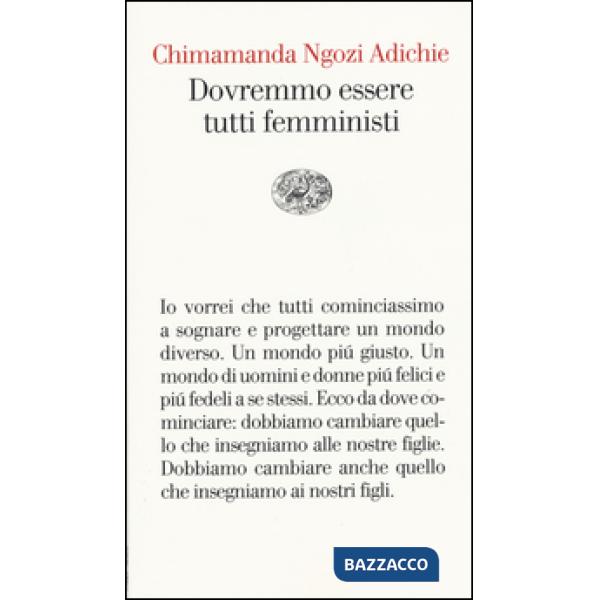 Dovremmo essere tutti femministi