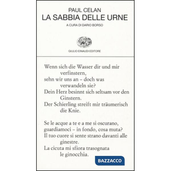 Sabbia delle urne. Testo tedesco a fronte (La)
