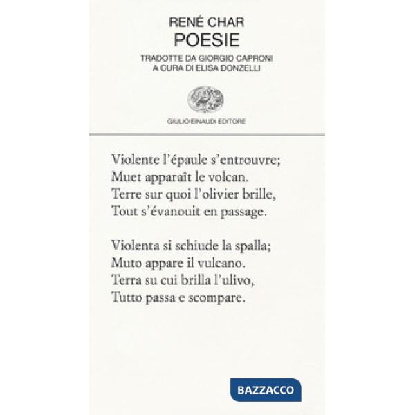 Poesie. Testo francese a fronte