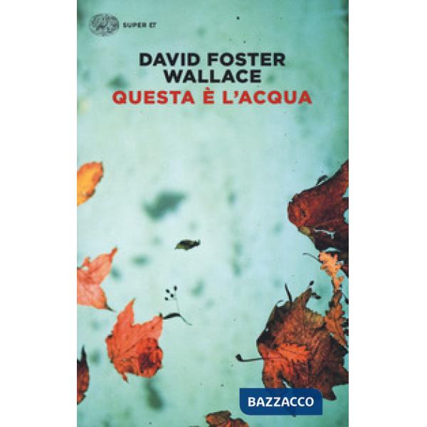 Questa è l'acqua