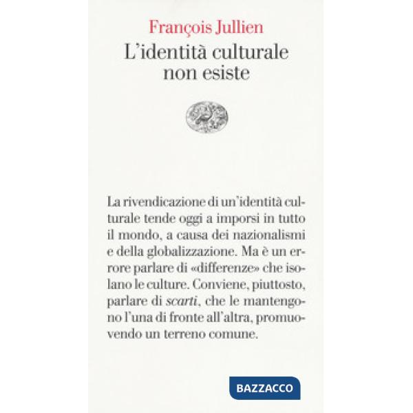 Identità culturale non esiste (L')