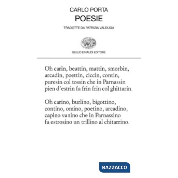 Poesie. Testo italiano e milanese