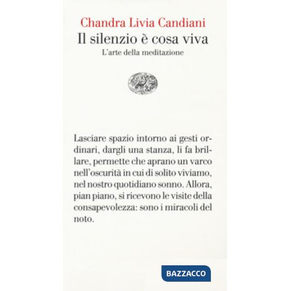 Silenzio è cosa viva. L'arte della meditazione (Il)