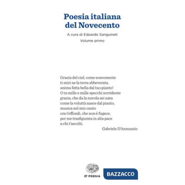 Poesia italiana del Novecento