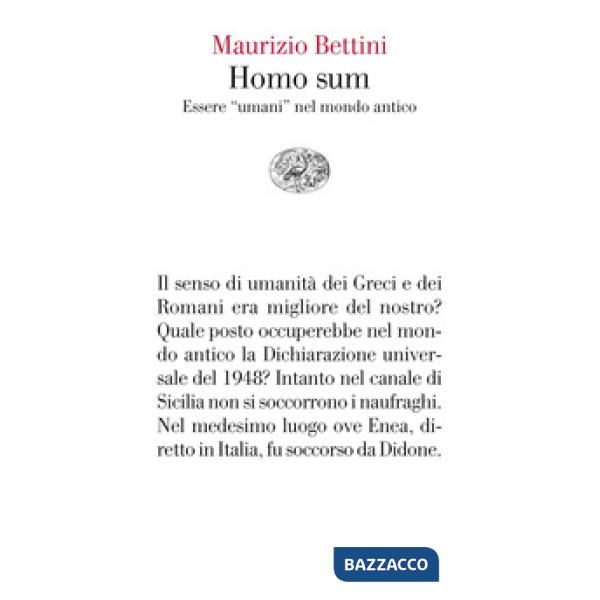 Homo sum. Essere «umani» nel mondo antico