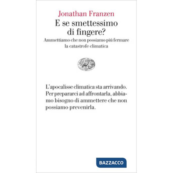 E se smettessimo di fingere? Ammettiamo che non possiamo più fermare la catastrofe climatica