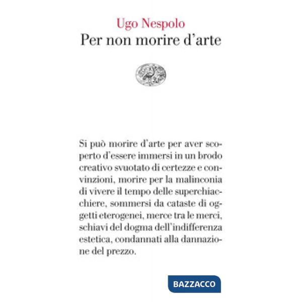 Per non morire d'arte