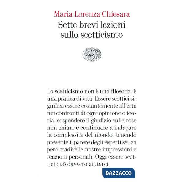 Sette brevi lezioni sullo scetticismo