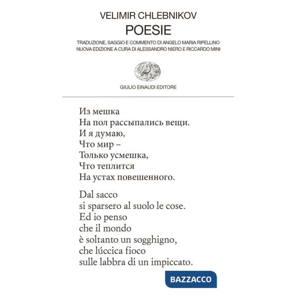 Poesie. Testo originale a fronte