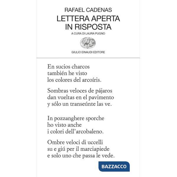 Lettera aperta. In risposta. Testo spagnolo a fronte