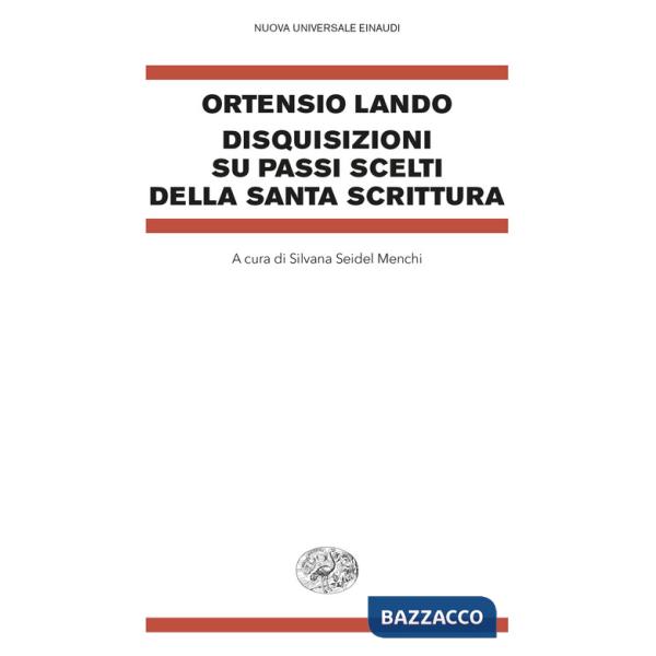 Disquisizioni su passi scelti della Santa Scrittura