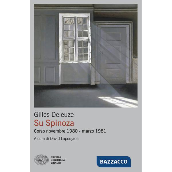 Su Spinoza. Corso novembre 1980 - marzo 1981