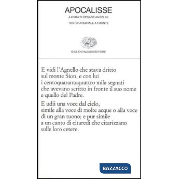 Apocalisse. Testo latino a fronte