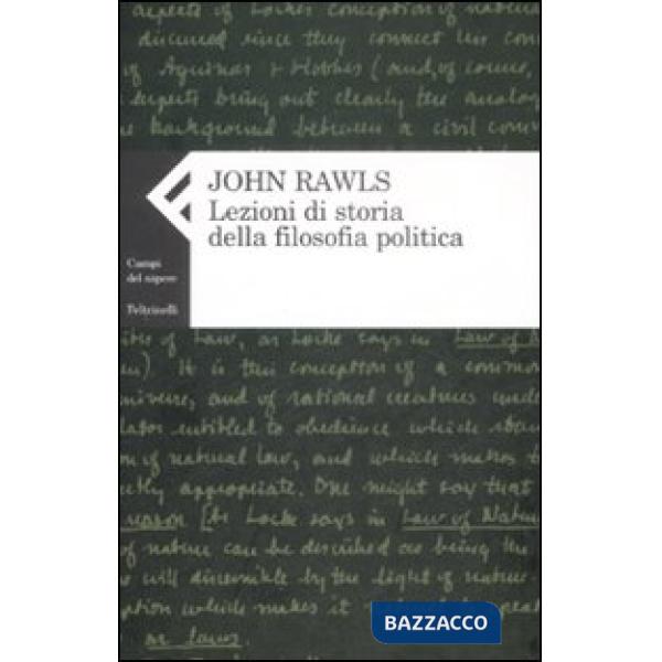 Lezioni di storia della filosofia politica