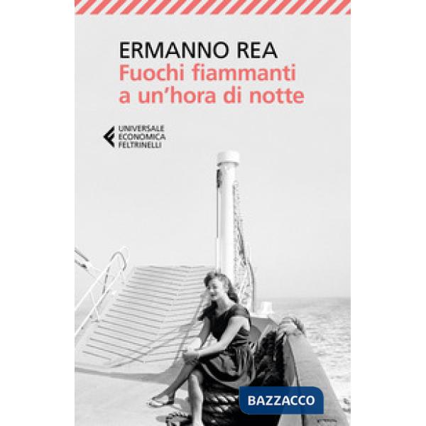 Fuochi fiammanti a un'hora di notte