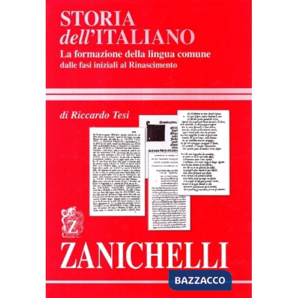 STORIA ITALIANO FORMAZ LINGUA. TESI