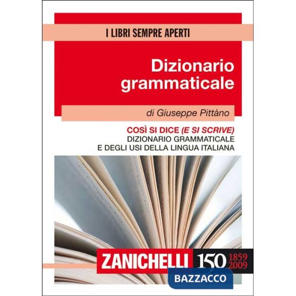 DIZIONARIO GRAMMATICALE PITTANO REPRINT