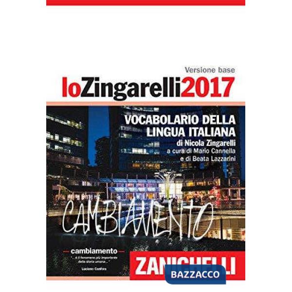 LO ZINGARELLI 2017