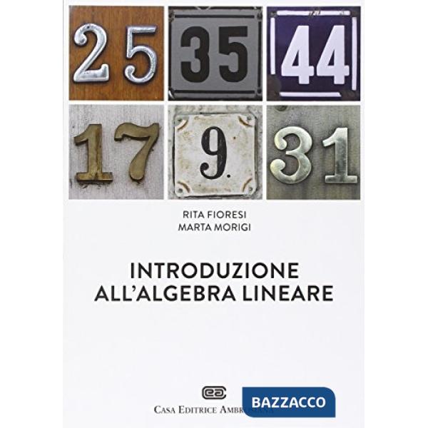 INTROD ALGEBRA LINEARE (CEA)