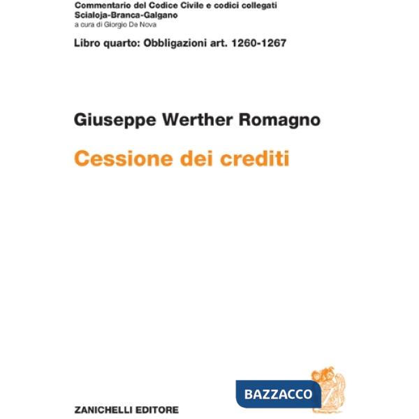 ART. 1230-1267 CESSIONE DEI CREDITI