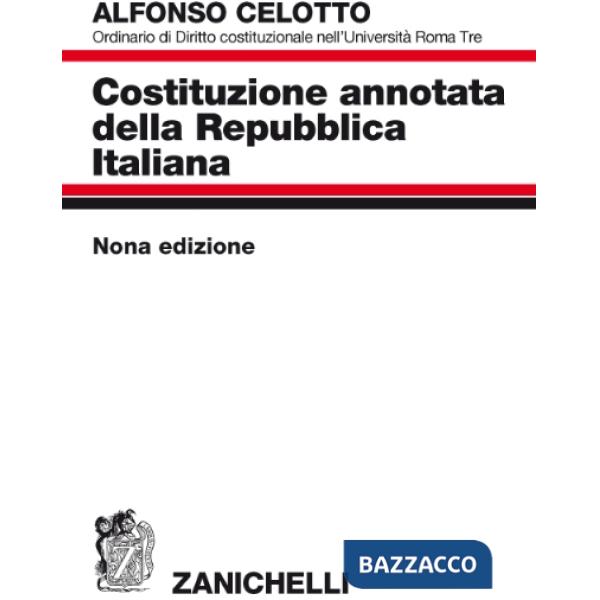 COSTITUZIONE ITAL ANNOT 9EDK