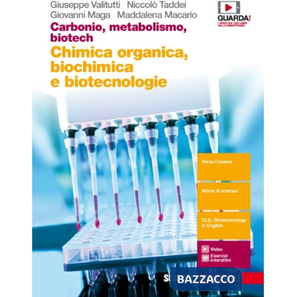 CARBONIO, METABOLISMO, BIOTECH. CHIMICA ORGANICA, BIOCHIMIC