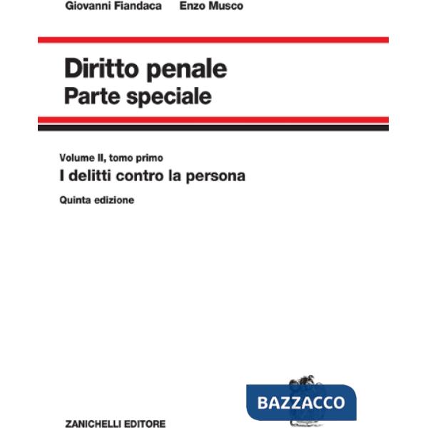 DIRITTO PENALE. PARTE SPECIALE VOL. 2.1