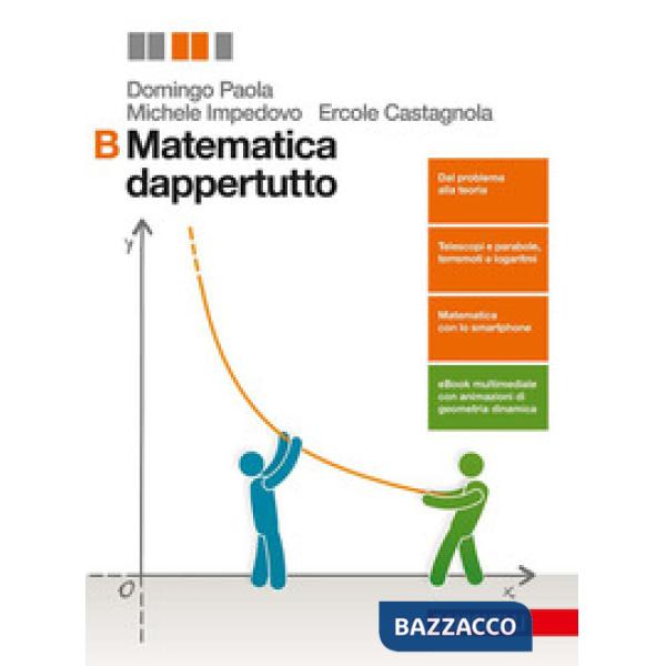 MATEMATICA DAPPERTUTTO. VOL. B. PER LE SCUOLE SUPERIORI. CON E-BOOK