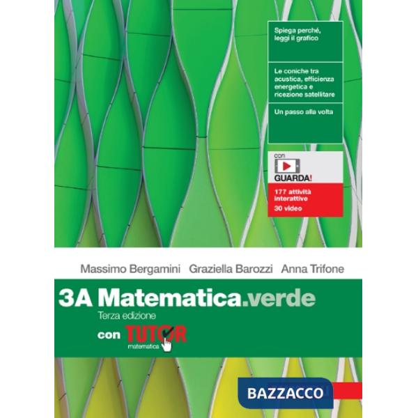 MATEMATICA.VERDE 3ED - EBOOK MULTIMEDIALE CON TUTOR - CONF. 3A + 3B