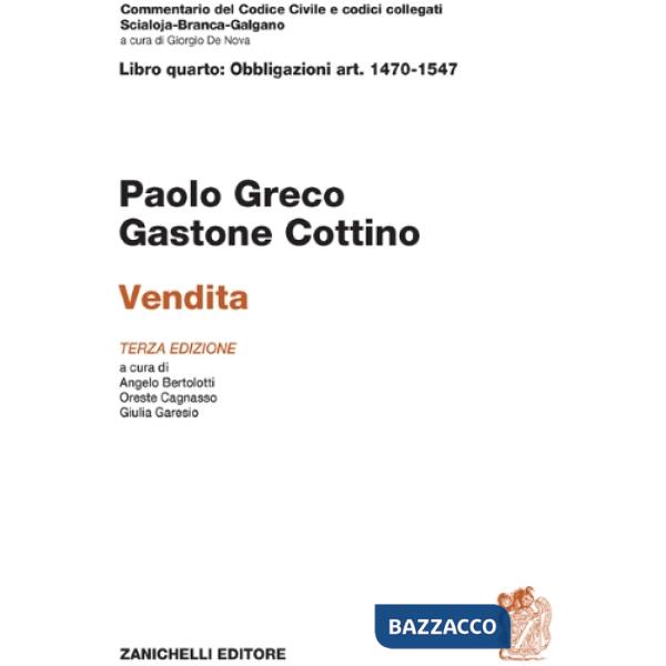 ART. 1470 - 1547 3 ED. COMMENTARIO DEL CODICE CIVILE